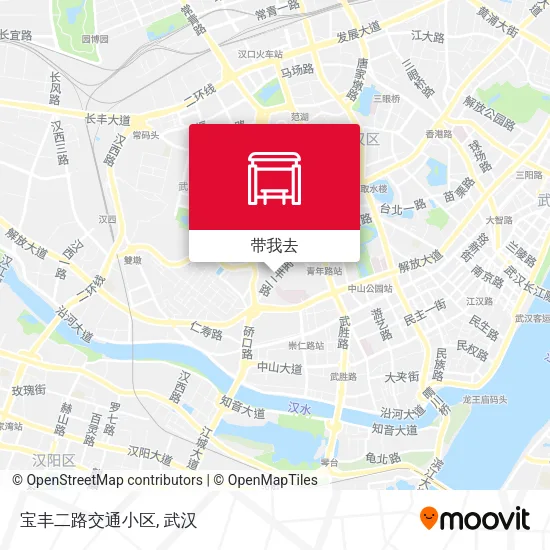 宝丰二路交通小区地图