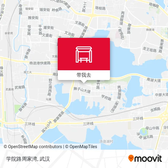 学院路周家湾地图