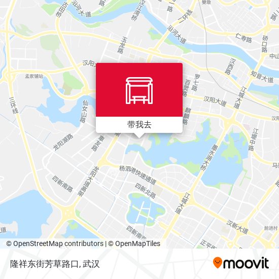 隆祥东街芳草路口地图