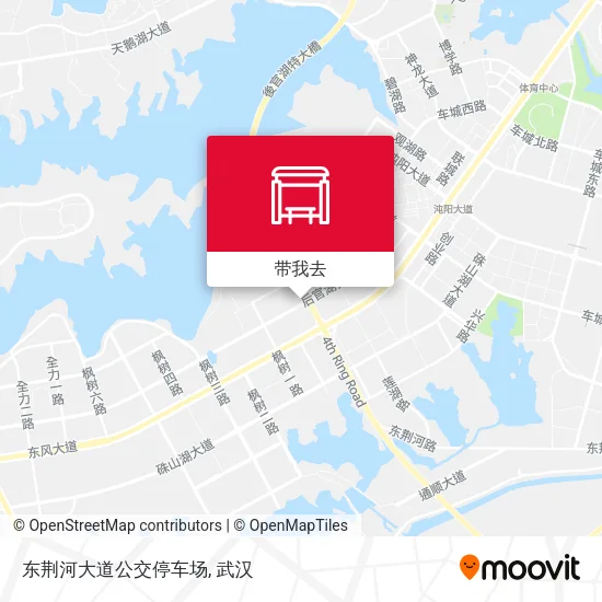 东荆河大道公交停车场地图