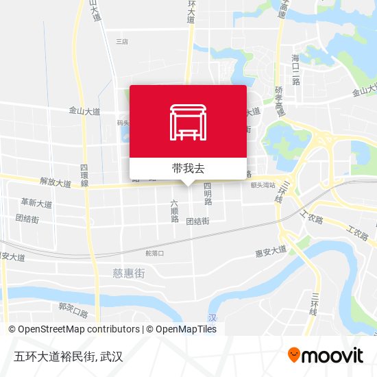 五环大道裕民街地图