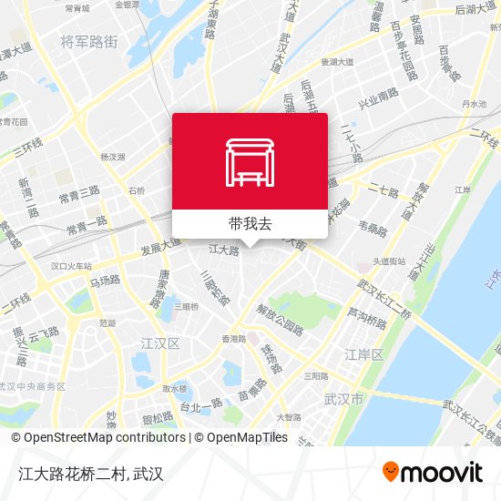 江大路花桥二村地图
