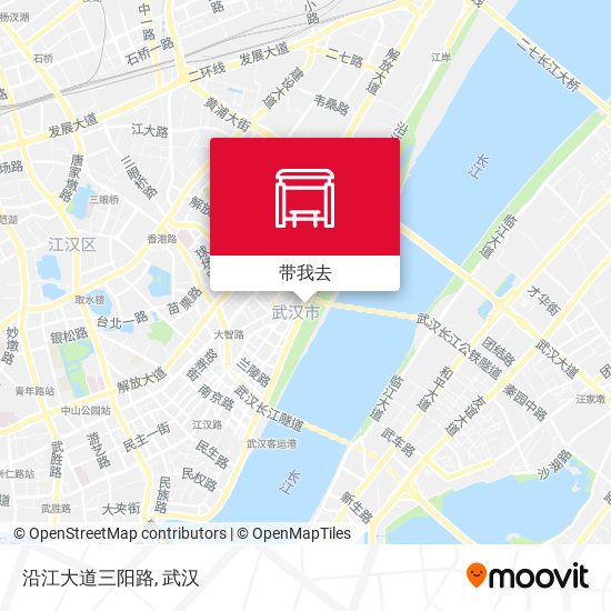 沿江大道三阳路地图