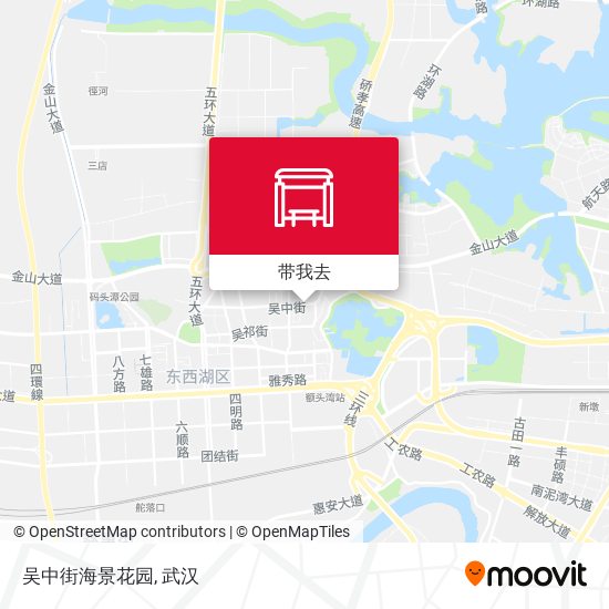 吴中街海景花园地图