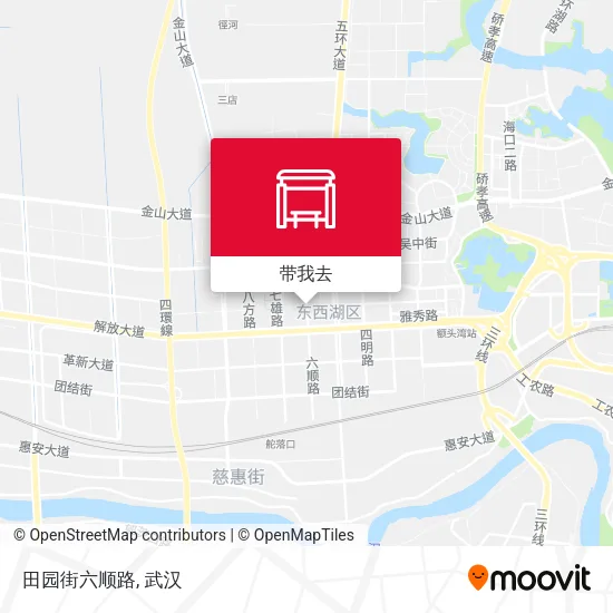田园街六顺路地图