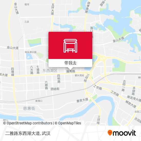 二雅路东西湖大道地图