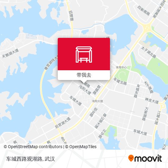 车城西路观湖路地图