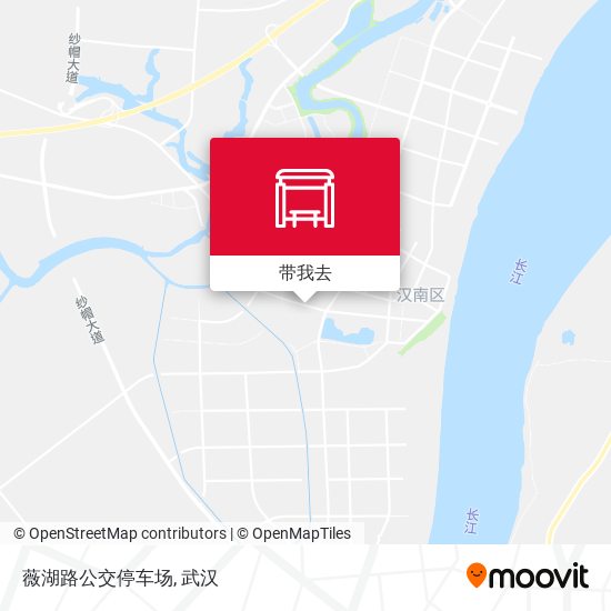 薇湖路公交停车场地图