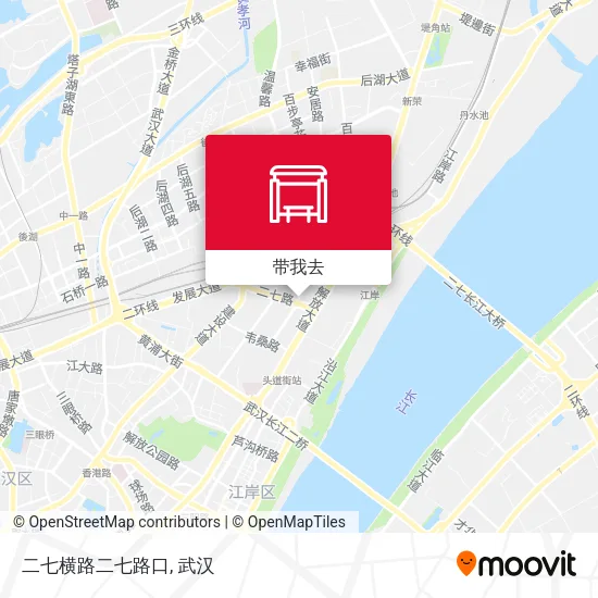 二七横路二七路口地图