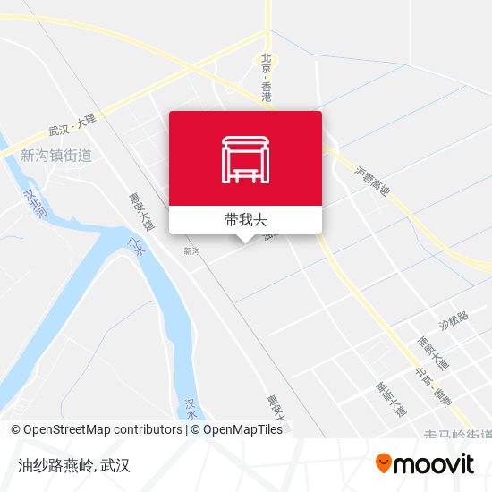 油纱路燕岭地图