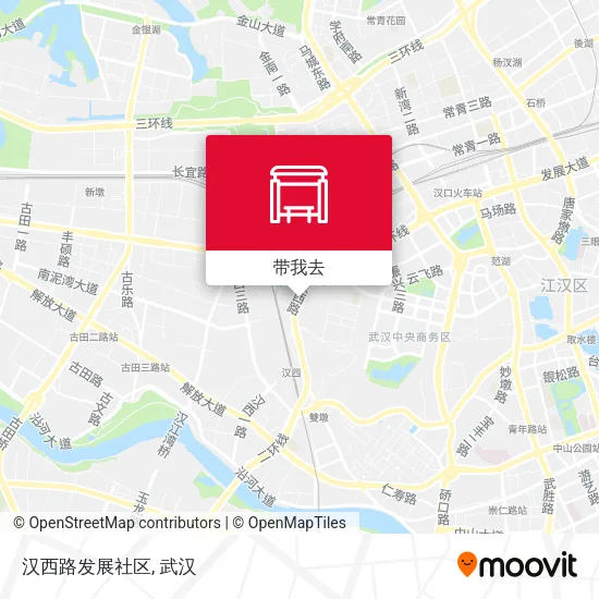 汉西路发展社区地图