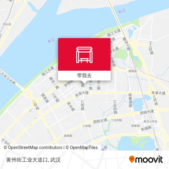 黄州街工业大道口地图