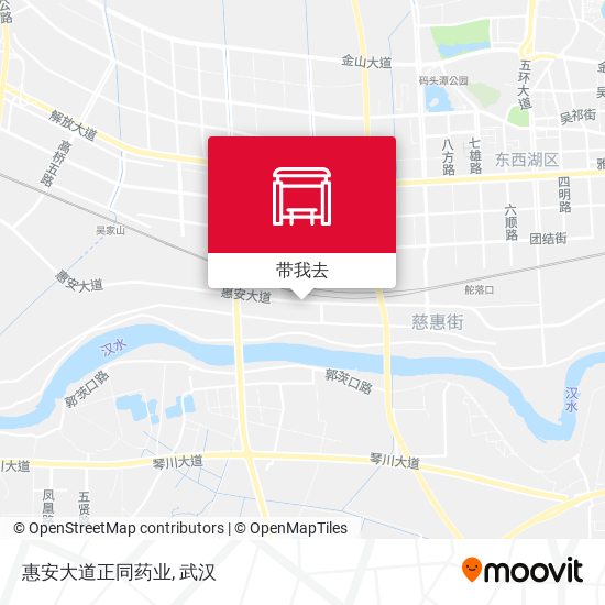惠安大道正同药业地图