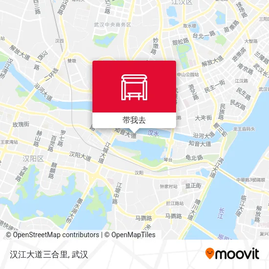 汉江大道三合里地图