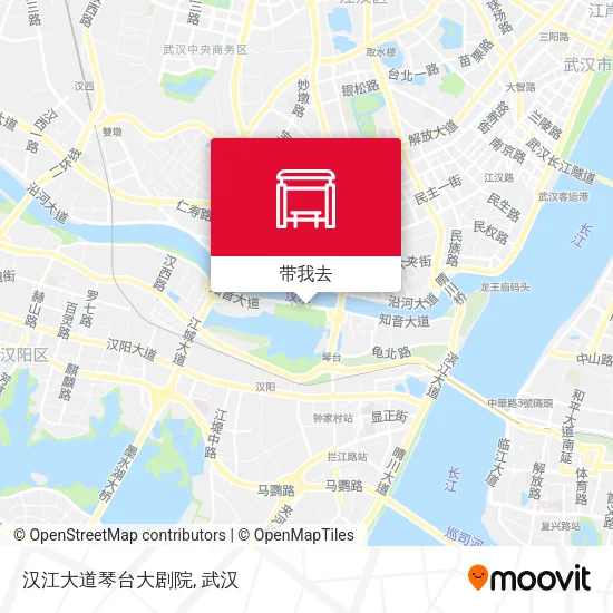汉江大道琴台大剧院地图