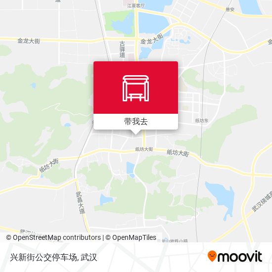 兴新街公交停车场地图