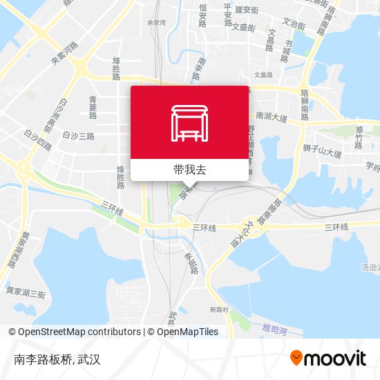 南李路板桥地图