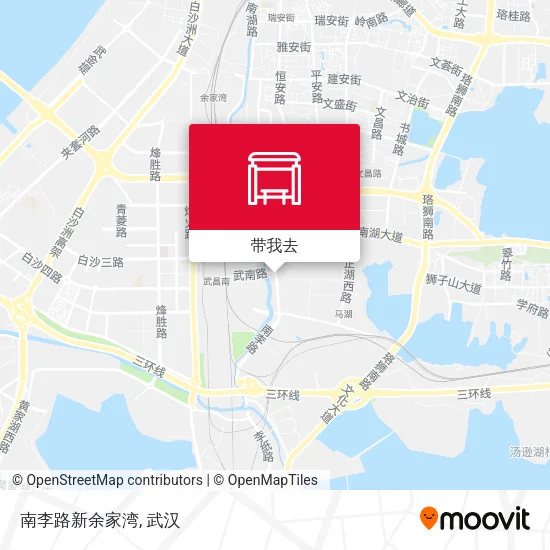 南李路新余家湾地图
