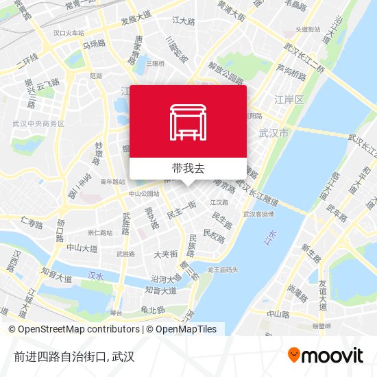 前进四路自治街口地图