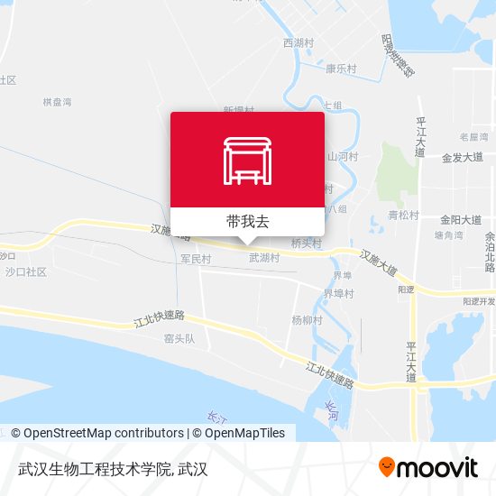 武汉生物工程技术学院地图