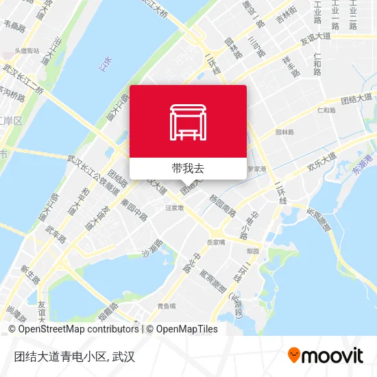 团结大道青电小区地图