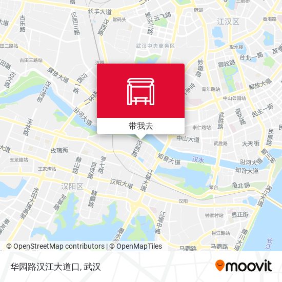 华园路汉江大道口地图