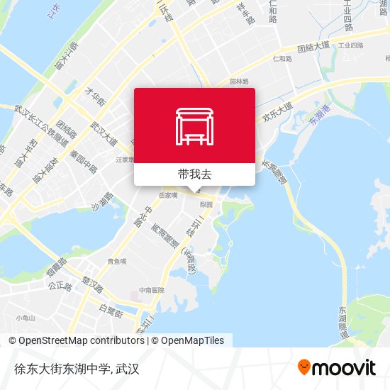 徐东大街东湖中学地图