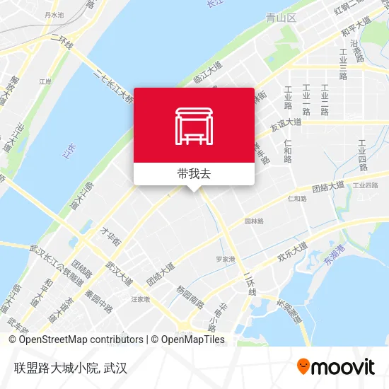 联盟路大城小院地图