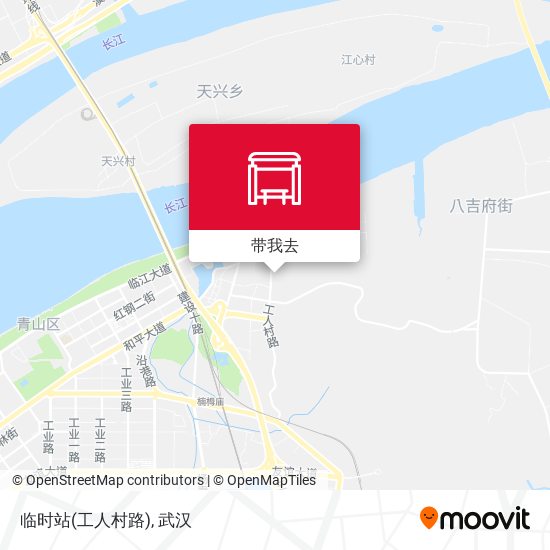 临时站(工人村路)地图