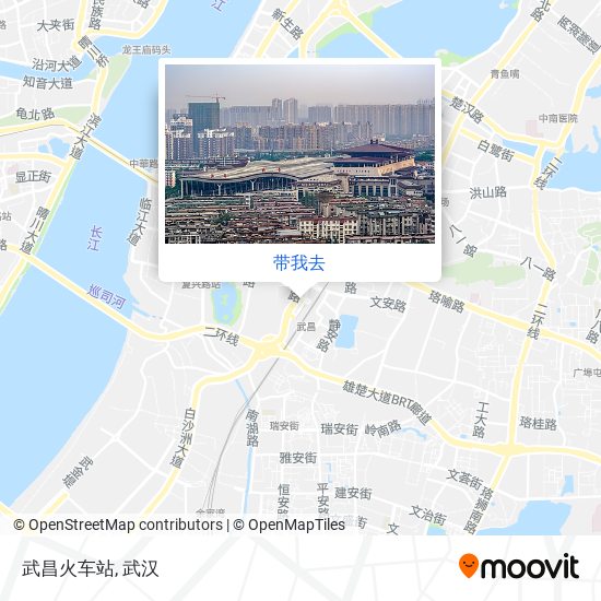武昌火车站地图