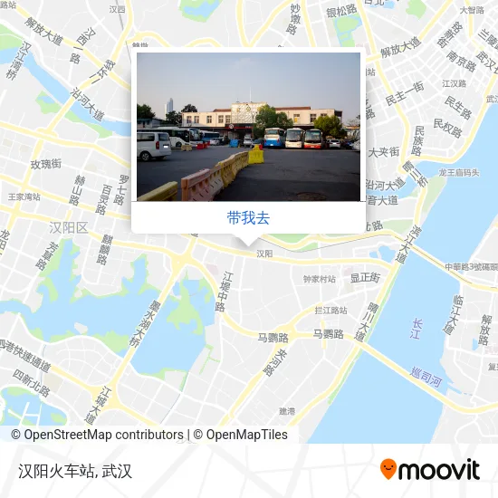 汉阳火车站地图