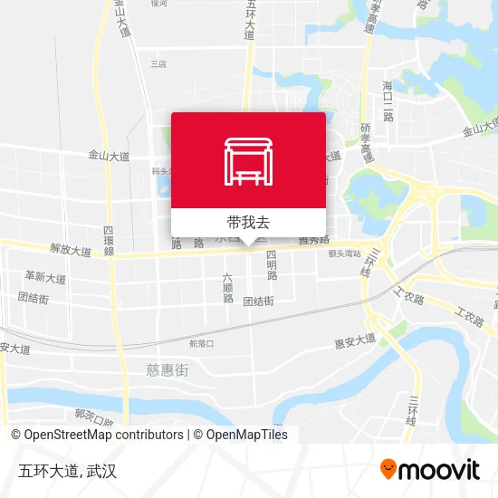 五环大道地图