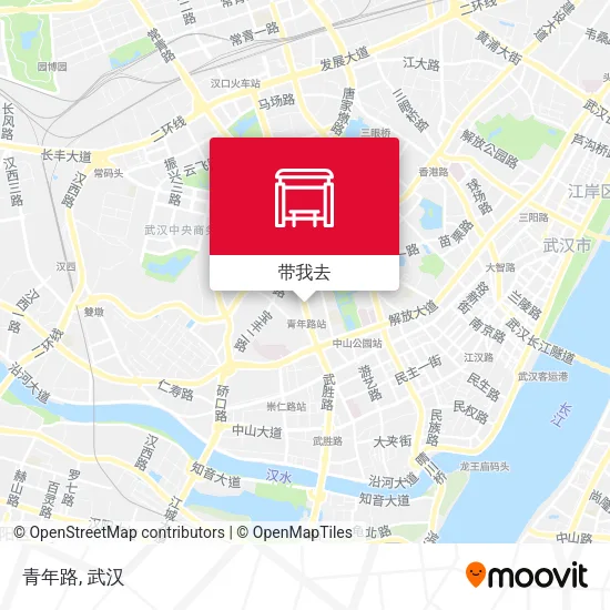 青年路地图
