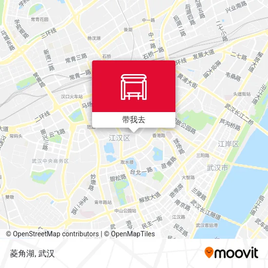 菱角湖地图