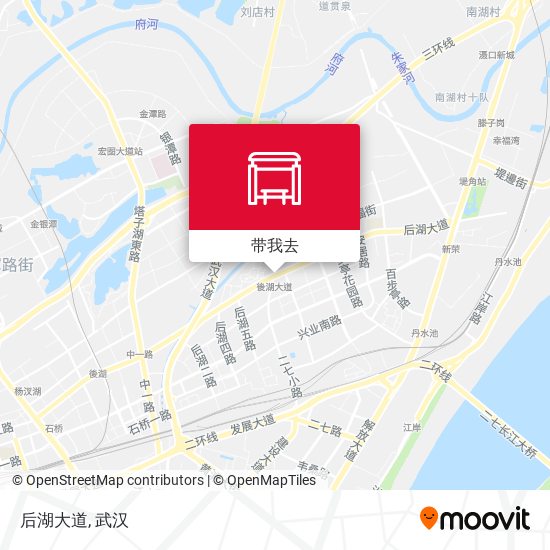 后湖大道地图