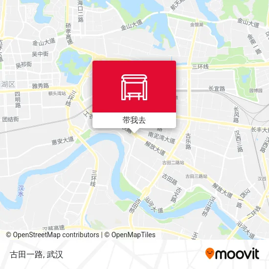 古田一路地图
