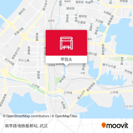 南李路地铁板桥站地图