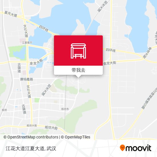 江花大道江夏大道地图