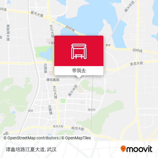 谭鑫培路江夏大道地图