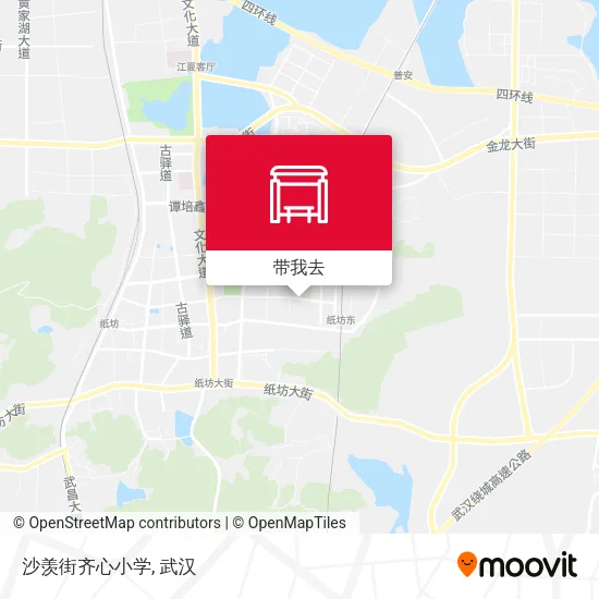 沙羡街齐心小学地图