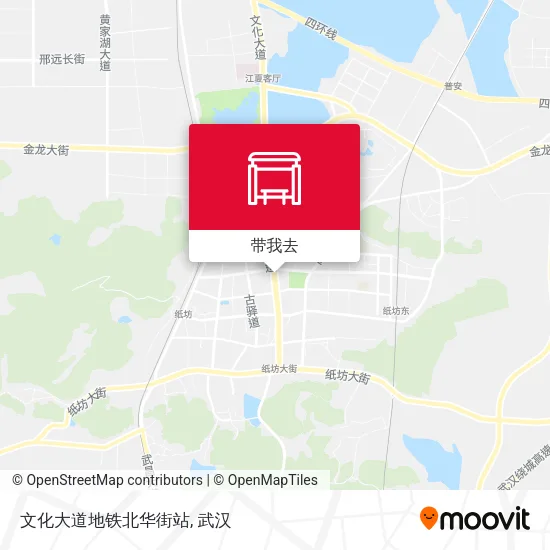 文化大道地铁北华街站地图