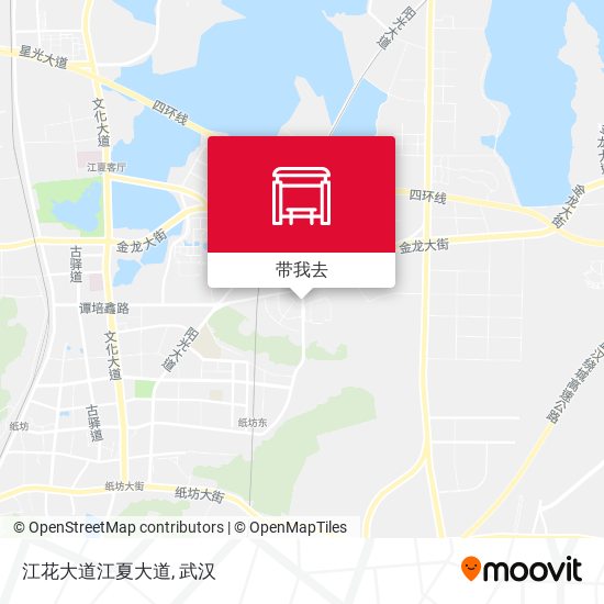 江花大道江夏大道地图