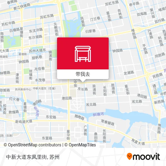 中新大道东凤里街地图