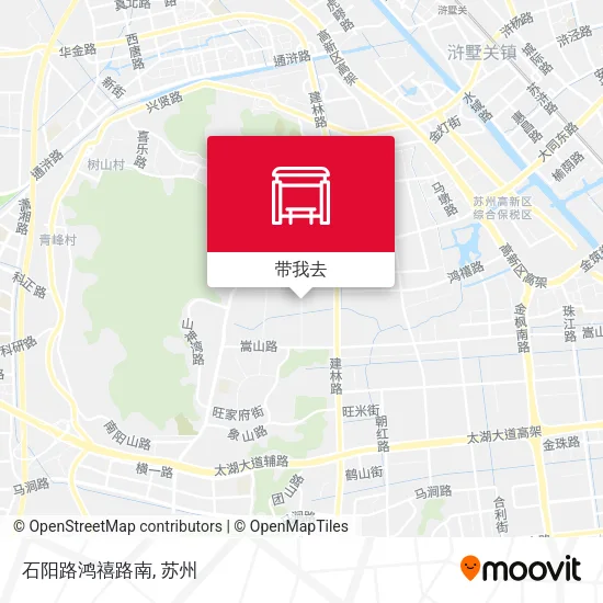 石阳路鸿禧路南地图