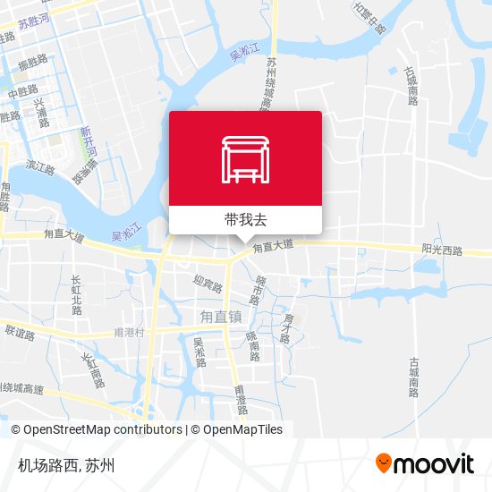 机场路西地图