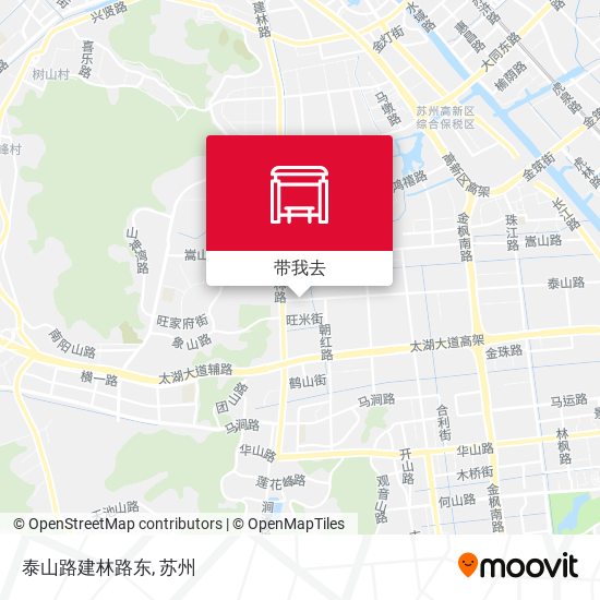 泰山路建林路东地图