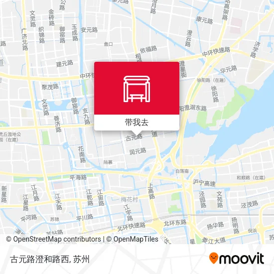古元路澄和路西地图
