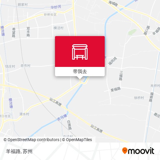 羊福路地图