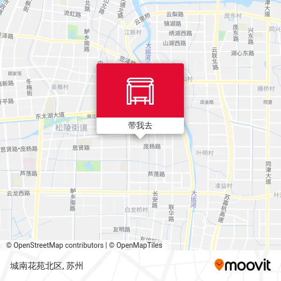 城南花苑北区地图