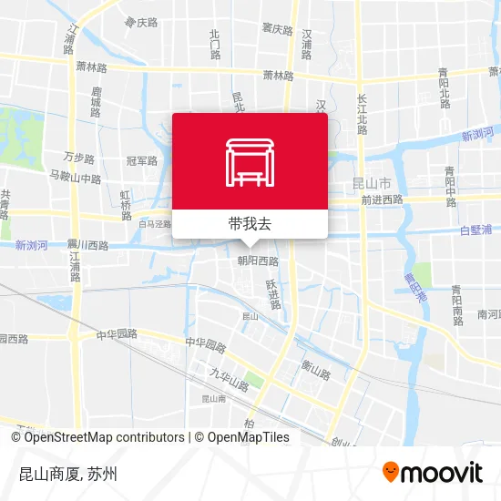 昆山商厦地图